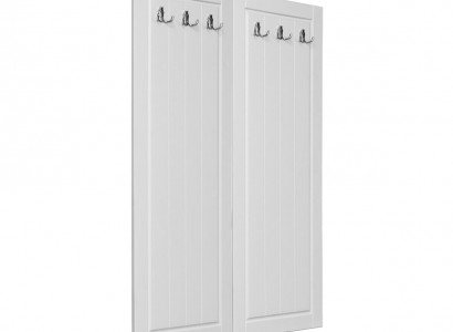 Wall wardrobe stand, coat rack, hall hooks, wood hanger, country house